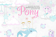 Collection alphabet Sea Pony