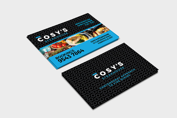 Restaurant Loyalty Card Template in Business Card Templates - product preview 1