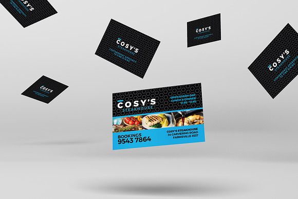 Restaurant Loyalty Card Template in Business Card Templates - product preview 2