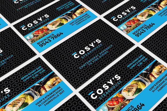 Restaurant Loyalty Card Template in Business Card Templates - product preview 3