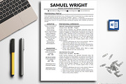 Professional Resume Template Word