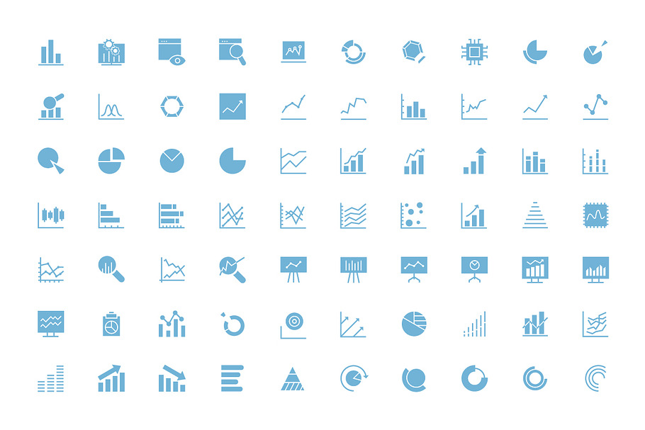 Data Analytics Icons in Graphics - product preview 8