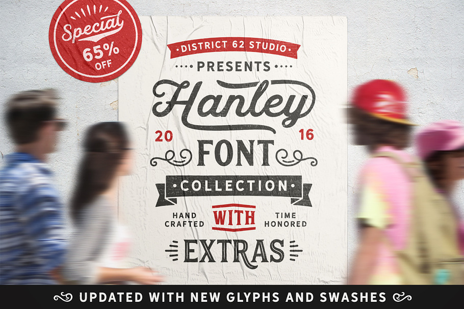 Hanley Font Collection in Script Fonts - product preview 8