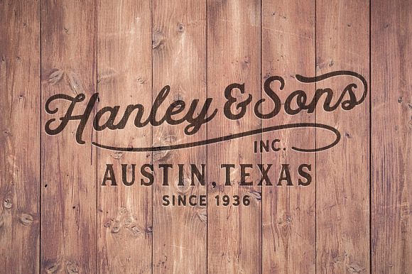 Hanley Font Collection in Script Fonts - product preview 10