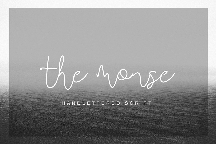 The Monse (90% off) in Script Fonts - product preview 8