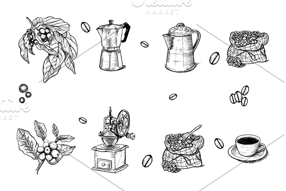 Coffee Vector Illustration in Illustrations - product preview 2