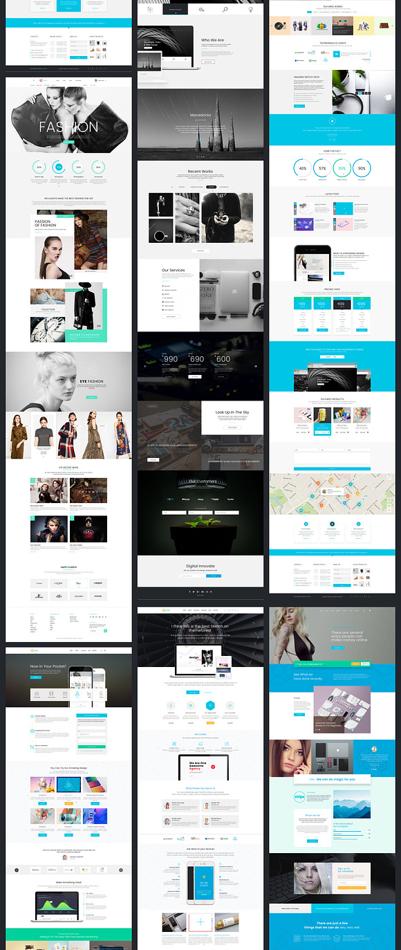 Multi-Prupose Sketch Template UI Kit in UI Kits and Libraries - product preview 9