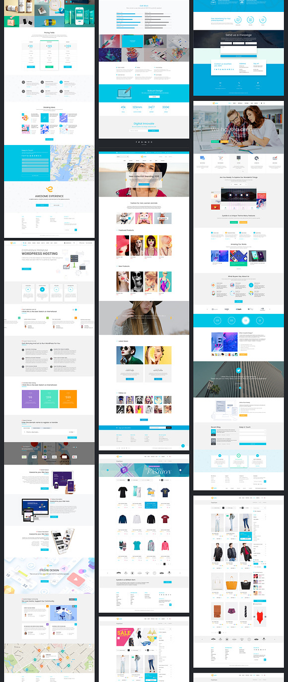 Multi-Prupose Sketch Template UI Kit in UI Kits and Libraries - product preview 10