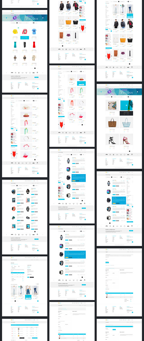 Multi-Prupose Sketch Template UI Kit in UI Kits and Libraries - product preview 11