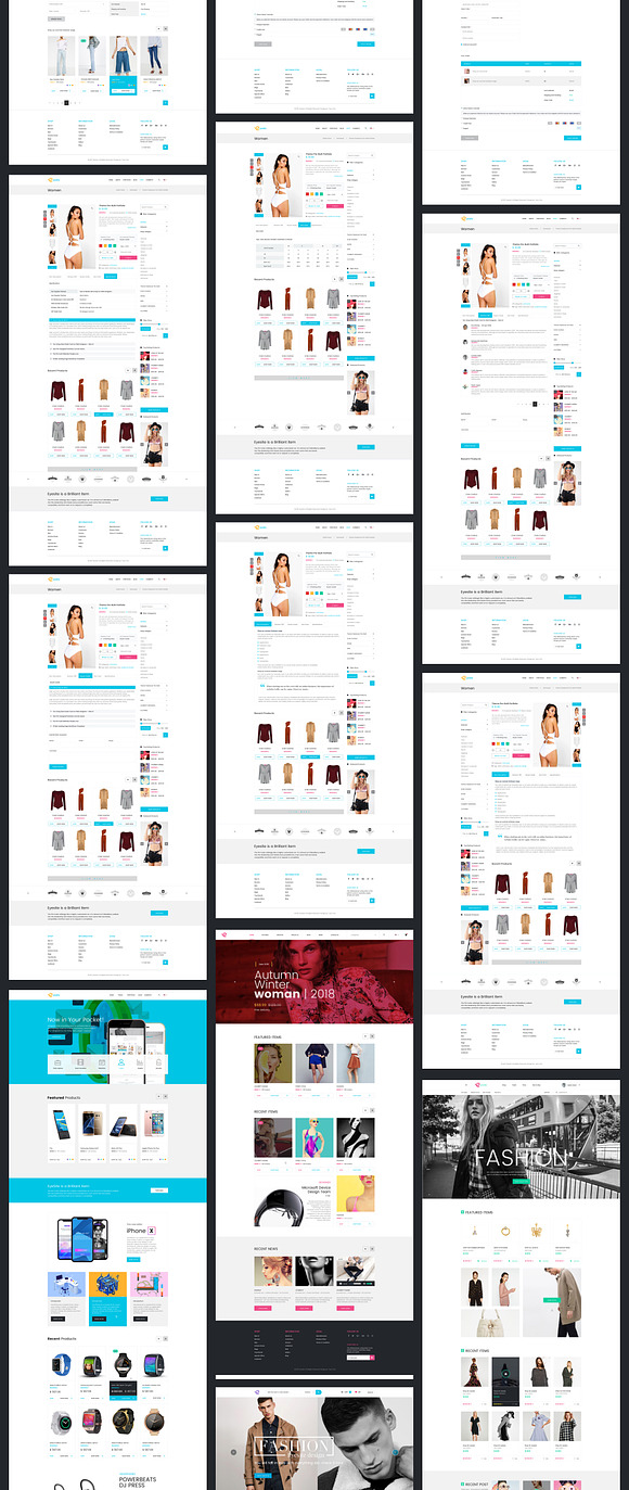 Multi-Prupose Sketch Template UI Kit in UI Kits and Libraries - product preview 12