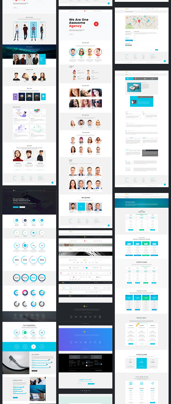 Multi-Prupose Sketch Template UI Kit in UI Kits and Libraries - product preview 19