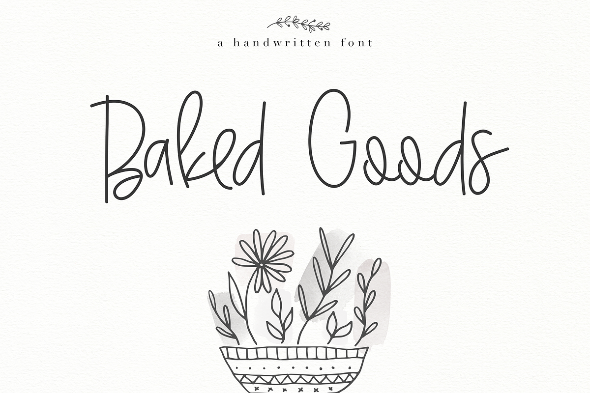 Baked Goods - Handwritten Font in Script Fonts - product preview 8