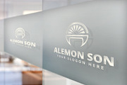 Alemon - Sun Orange Vector Logo