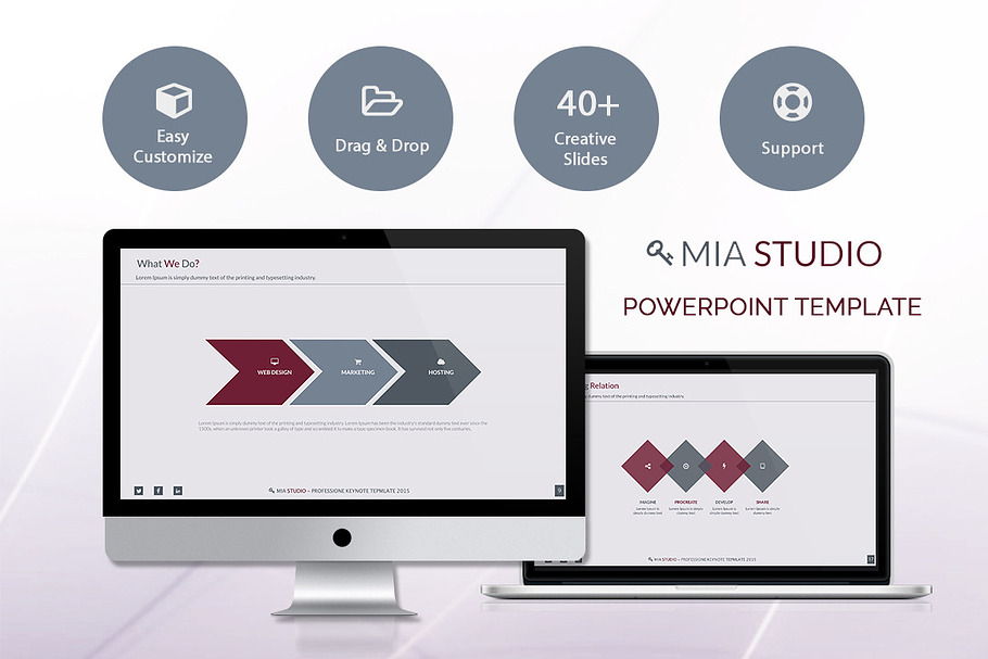Mia Powerpoint Presentation Template in PowerPoint Templates - product preview 8