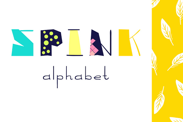 Spink alphabet | letters, graphic