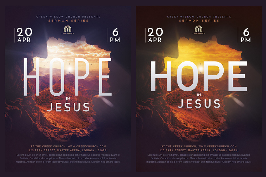 Church/Christian Themed Flyer - Hope