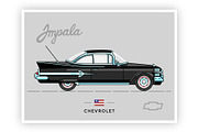 Retro Stylish Chevy Impala