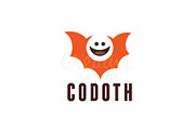 Bat Halloween Logo