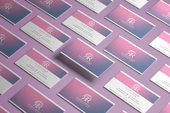 Gradient Business Card in Business Card Templates - product preview 2