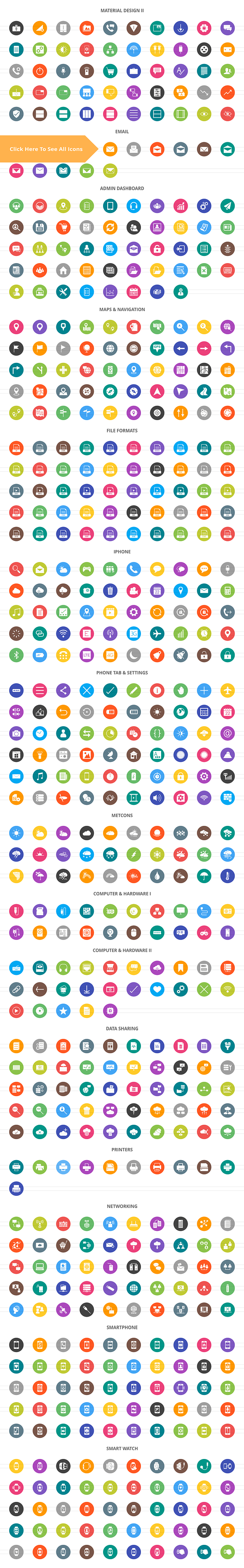 1779 Digital Filled Round Icons in Graphics - product preview 2