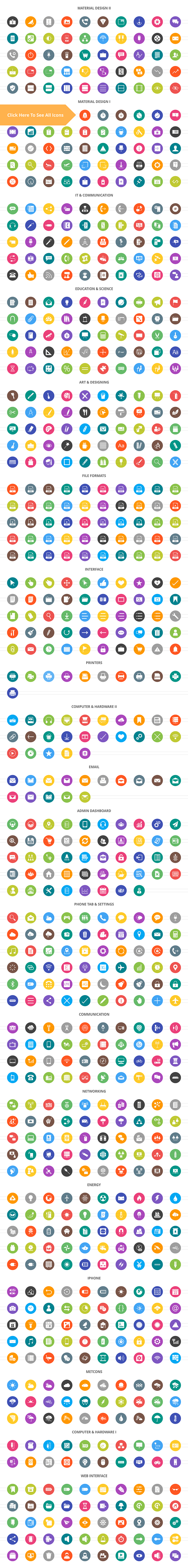 1440 Technology Filled Round Icons in Graphics - product preview 2