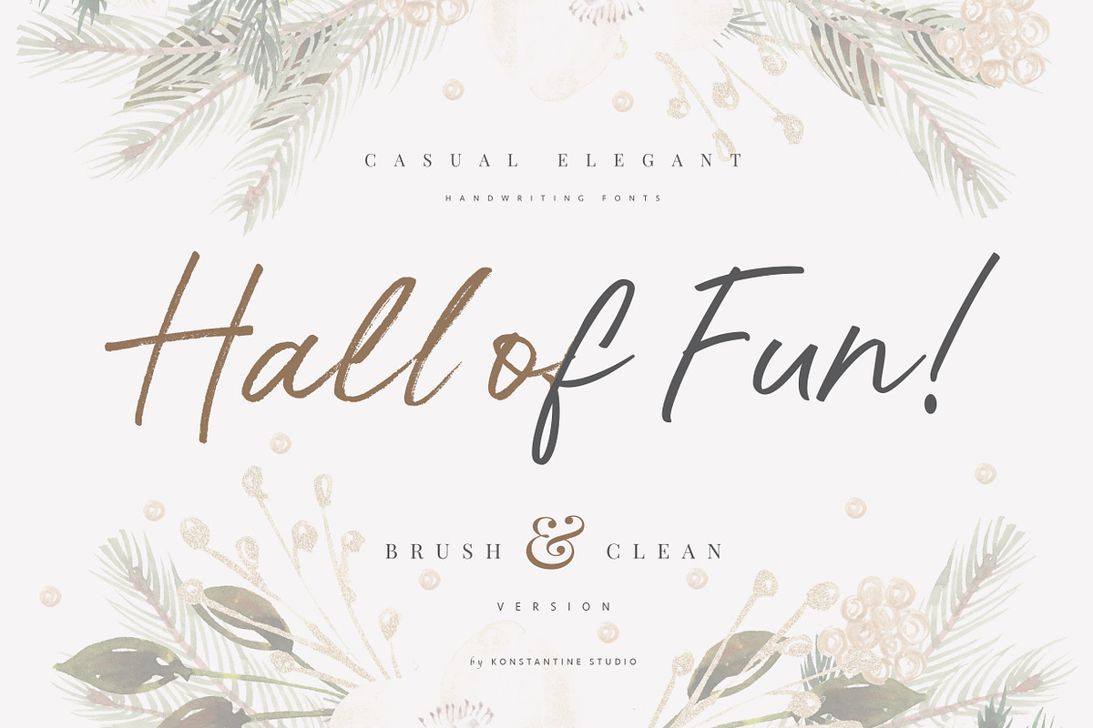 Hall Of Fun - Casual Elegant Font in Script Fonts - product preview 8