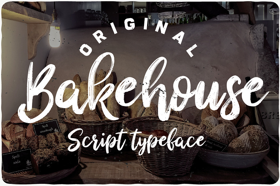 Bakehouse typeface in Script Fonts - product preview 8