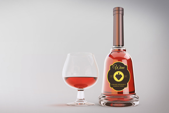 Cognac Mockup in Product Mockups - product preview 1
