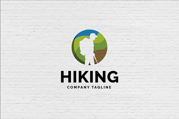 Mountain Hiking Logo in Logo Templates - product preview 1