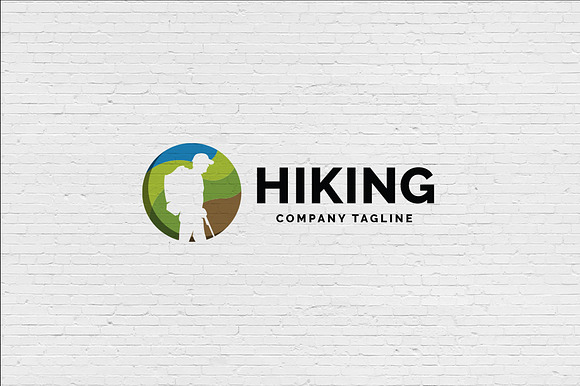 Mountain Hiking Logo in Logo Templates - product preview 2