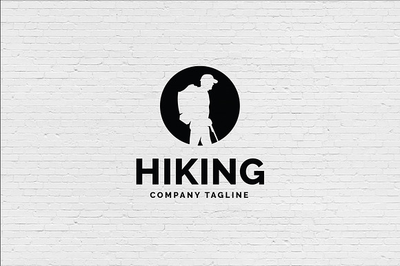 Mountain Hiking Logo in Logo Templates - product preview 3