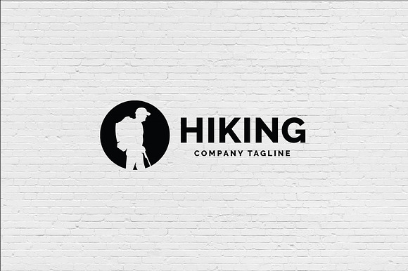 Mountain Hiking Logo in Logo Templates - product preview 4
