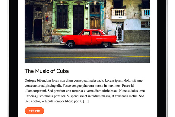 Havana – WordPress Theme in WordPress Minimal Themes - product preview 2