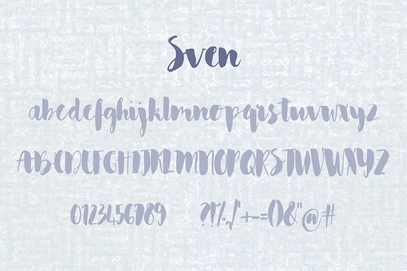 Sven Font in Script Fonts - product preview 8