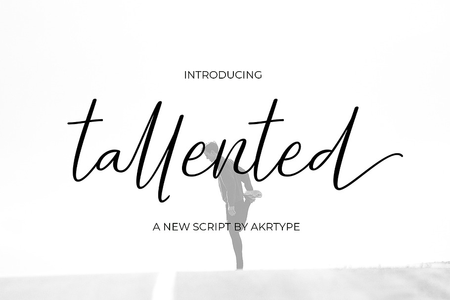tallented in Script Fonts - product preview 8