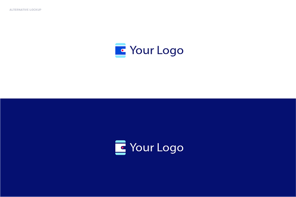 iPhone + E-wallet Logo Template in Logo Templates - product preview 1