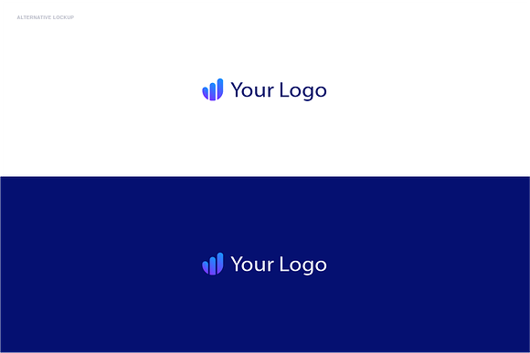 Letter U + Analytics Logo Template in Logo Templates - product preview 1