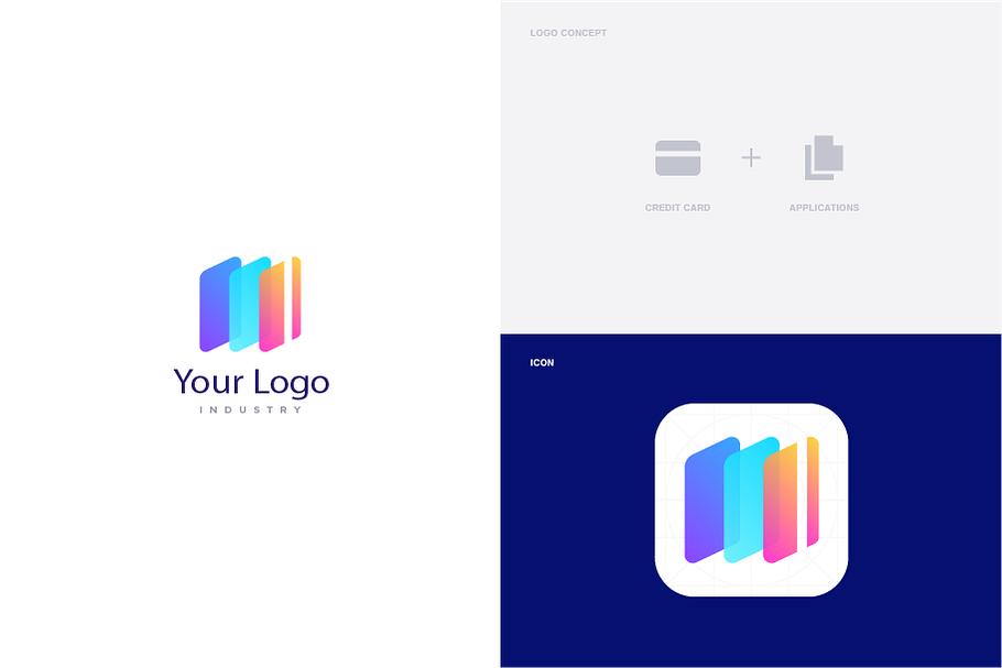 Creditcard + Applications Logo  in Logo Templates - product preview 8
