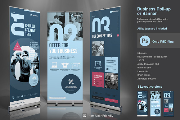 Business Roll-Up Vol. 2 PSD in Flyer Templates - product preview 1