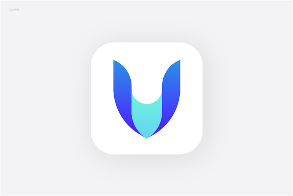 Letter U + E-applications Logo in Logo Templates - product preview 2