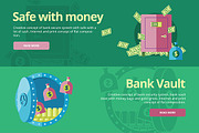 Flat Finance and Money Banners