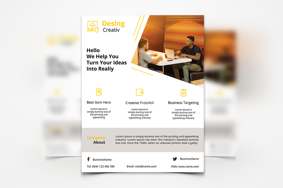 Business Flyer #118 in Flyer Templates - product preview 8