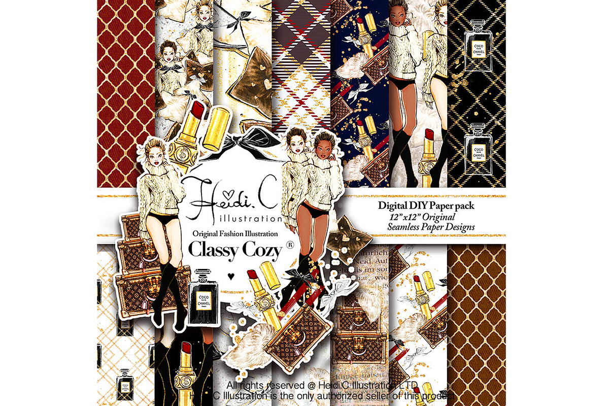 Classy Cozy Paper Pack in Patterns - product preview 8