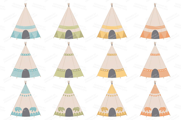 Vintage Tribal Clip Art & Vectors in Illustrations - product preview 1