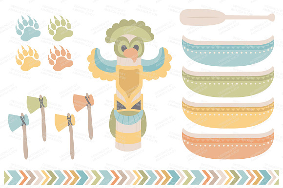 Vintage Tribal Clip Art & Vectors in Illustrations - product preview 2