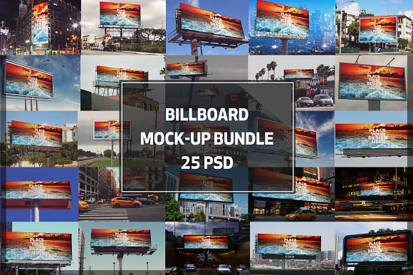 Billboard Mock-up Bundle #1 in Mockup Templates - product preview 3