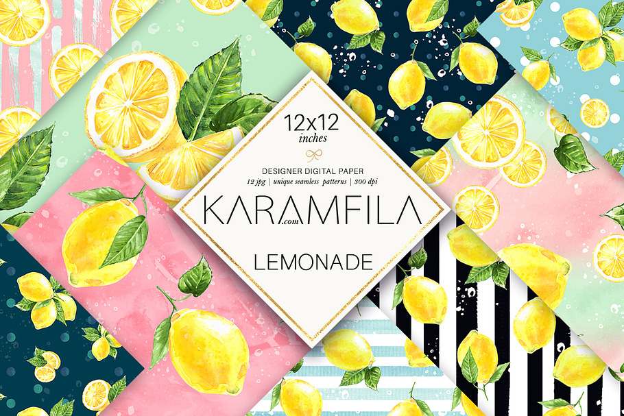 Lemon Patterns in Patterns - product preview 8