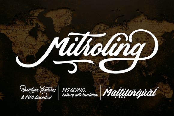 Mistroling in Script Fonts - product preview 1