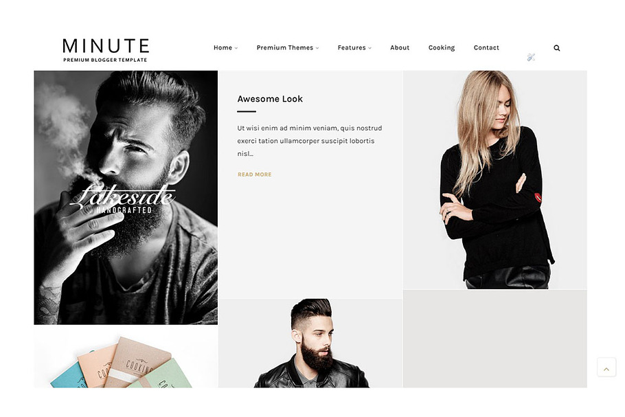 Minute Responsive Blogger Template