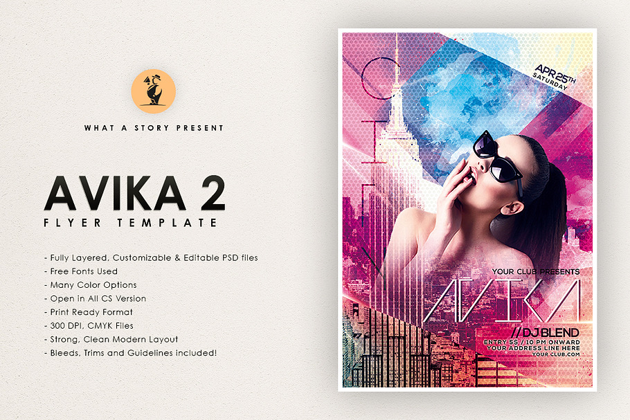 Avika 2 in Flyer Templates - product preview 8